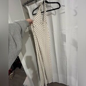 Wild Fable Cream and Black Striped Top